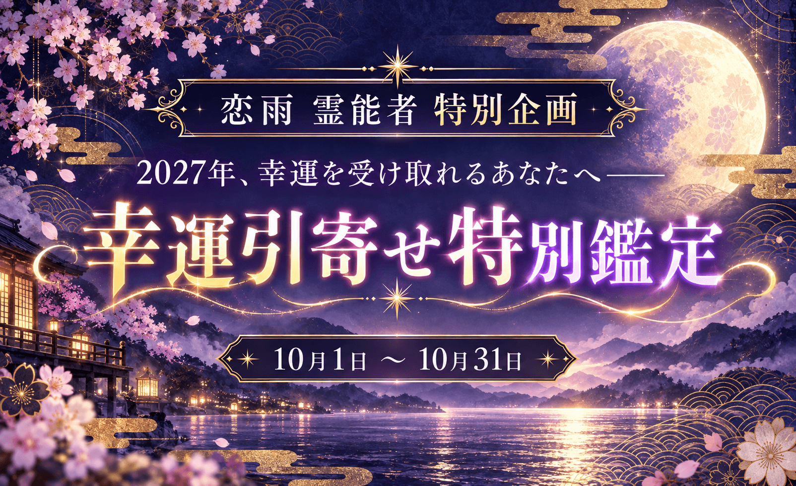 幸運引寄せ特別鑑定